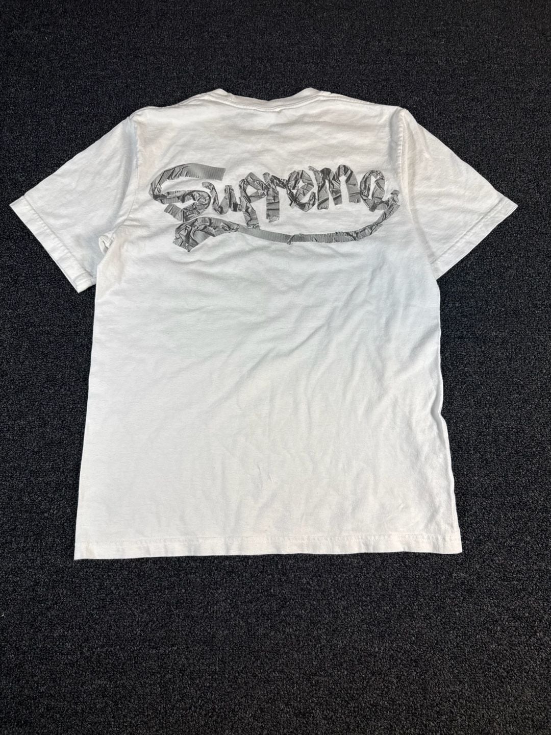 Supreme Tape Tee White Ss25 Small